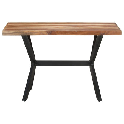 Tavolo Da Pranzo Legno Massello Con Finitura Ambra