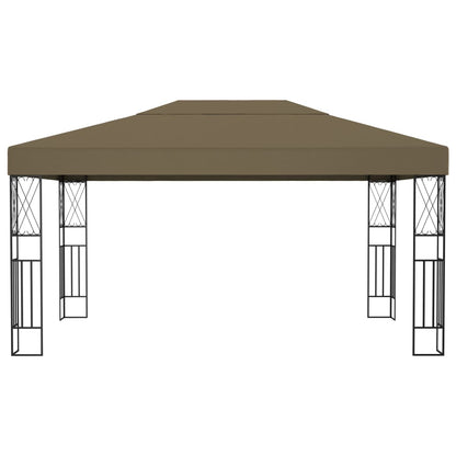 Gazebo Grigio In Tessuto