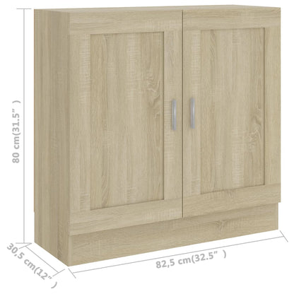 Libreria 82,5X30,5X In Legno Multistrato Rovere Sonoma