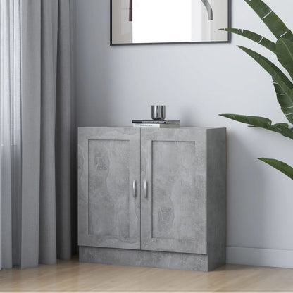 Libreria 82,5X30,5X185,5 Cm In Legno Multistrato Grigio Cemento