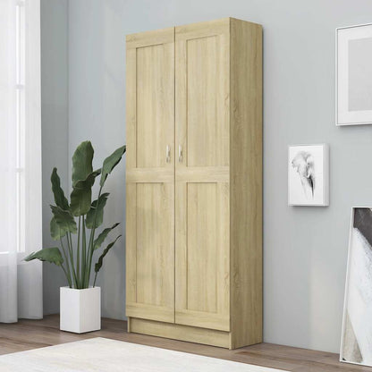 Libreria 82,5X30,5X In Legno Multistrato Rovere Sonoma