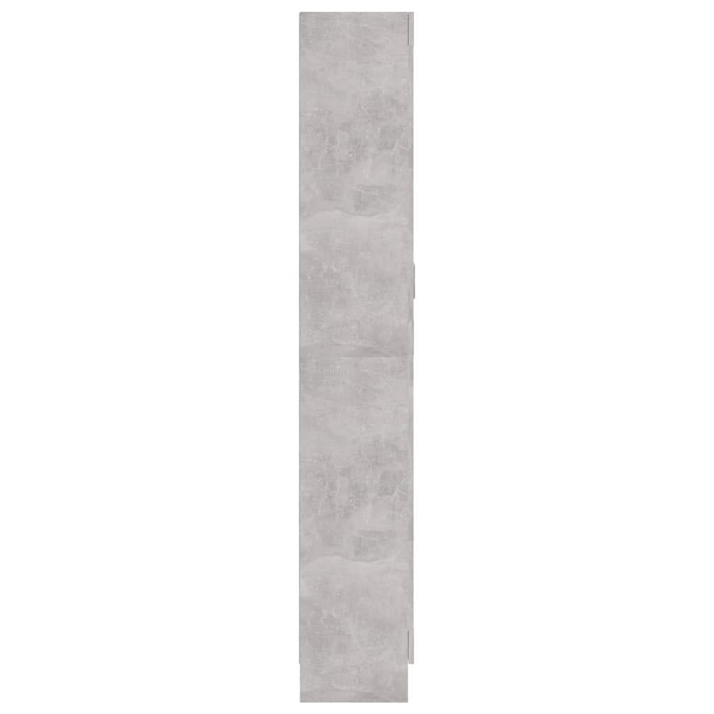 Libreria 82,5X30,5X185,5 Cm In Legno Multistrato Grigio Cemento