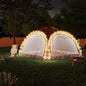 Tenda Per Feste Con Led E 4 Pareti 3,6X3,6X2,3 M