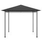 Gazebo 3X3X2,7 M Grigio 180 G/M²