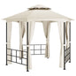 Gazebo Con Pareti Laterali 3,1X2,7 M