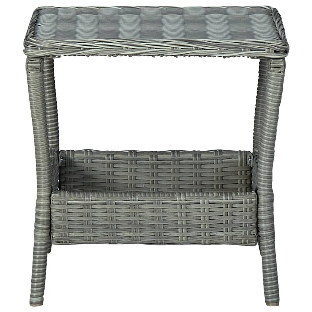 Tavolo Da Giardino 45X45X46,5 Cm In Polyrattan