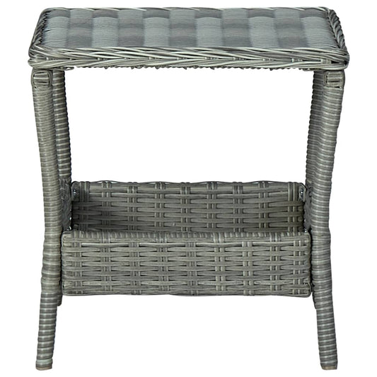 Tavolo Da Giardino 45X45X46,5 Cm In Polyrattan