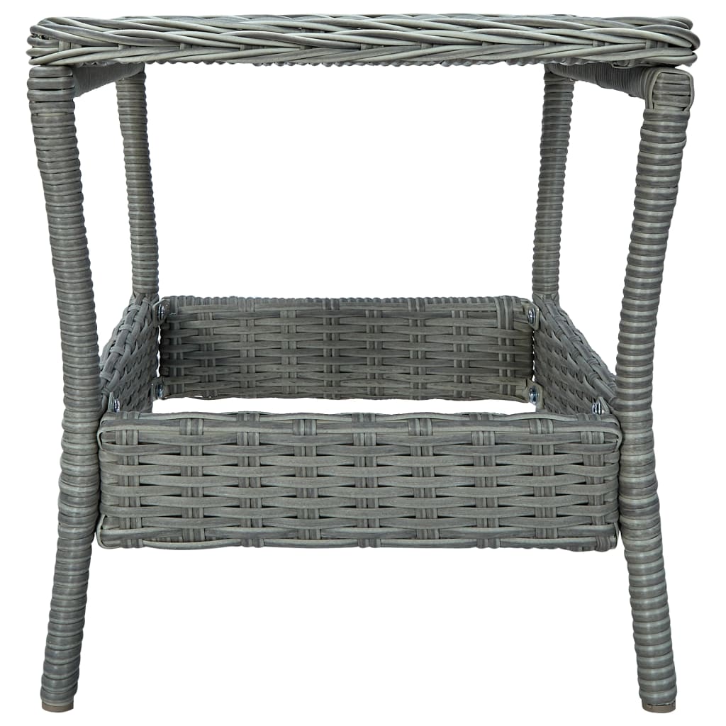 Tavolo Da Giardino 45X45X46,5 Cm In Polyrattan