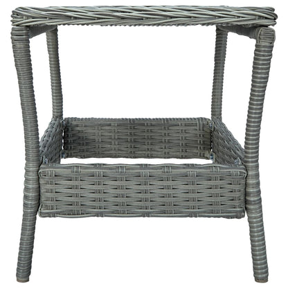 Tavolo Da Giardino 45X45X46,5 Cm In Polyrattan