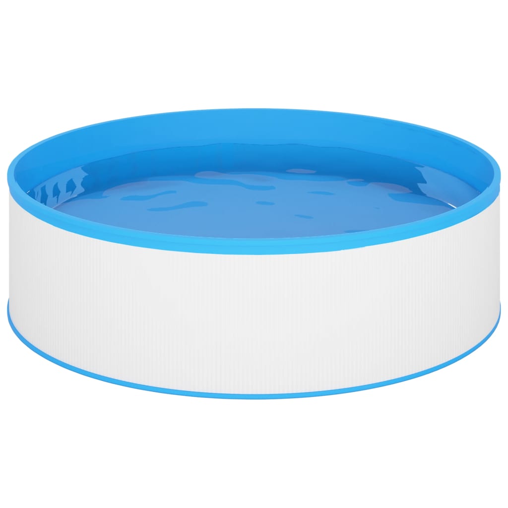 Piscina Fuori Terra 350X90 Cm Bianca