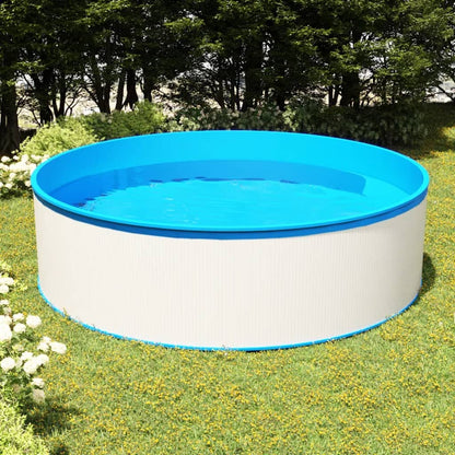 Piscina Fuori Terra 350X90 Cm Bianca