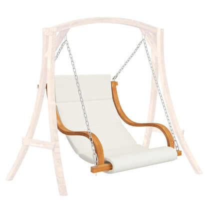 Sedia A Dondolo Senza Telaio Con Cuscino Legno Curvato