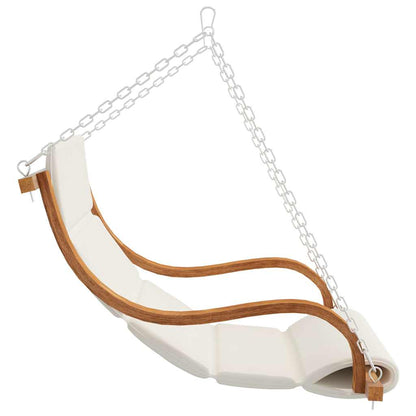 Sedia A Dondolo Senza Telaio Con Cuscino Legno Curvato