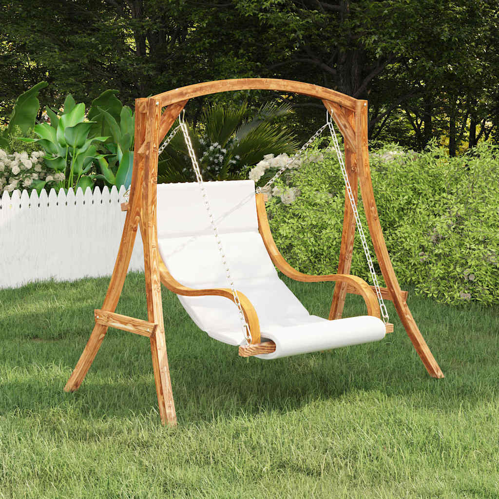 Sedia A Dondolo Senza Telaio Con Cuscino Legno Curvato
