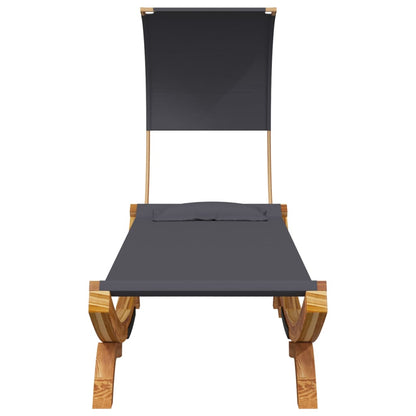 Lettino Con Tettuccio In Legno Curvato