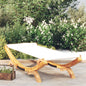 Lettino Prendisole 165X188,5X46 Cm In Legno Curvato