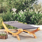 Lettino Prendisole 165X188,5X46 Cm In Legno Curvato