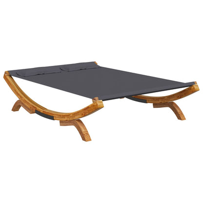 Lettino Prendisole 165X188,5X46 Cm In Legno Curvato