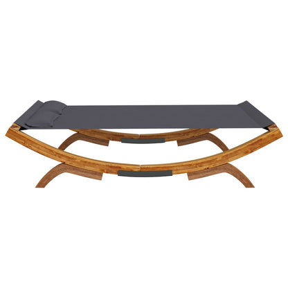 Lettino Prendisole 165X188,5X46 Cm In Legno Curvato