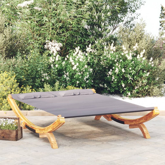 Lettino Prendisole 165X188,5X46 Cm In Legno Curvato