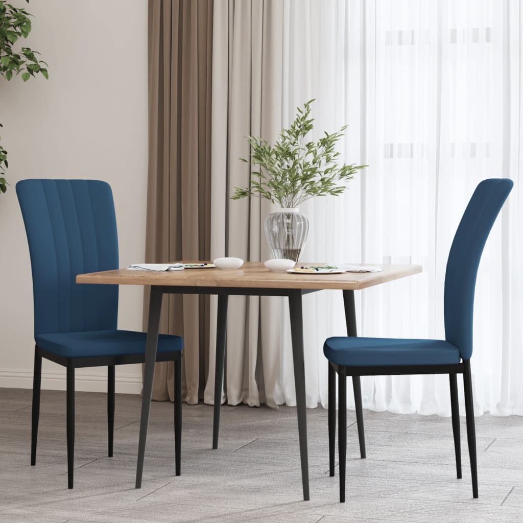 Sedie Da Pranzo 2 Pz In Velluto