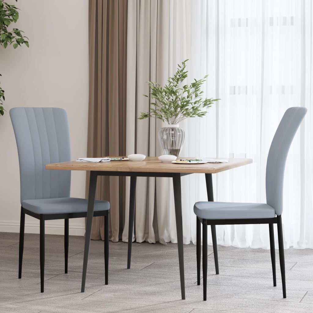 Sedie Da Pranzo 2 Pz In Velluto