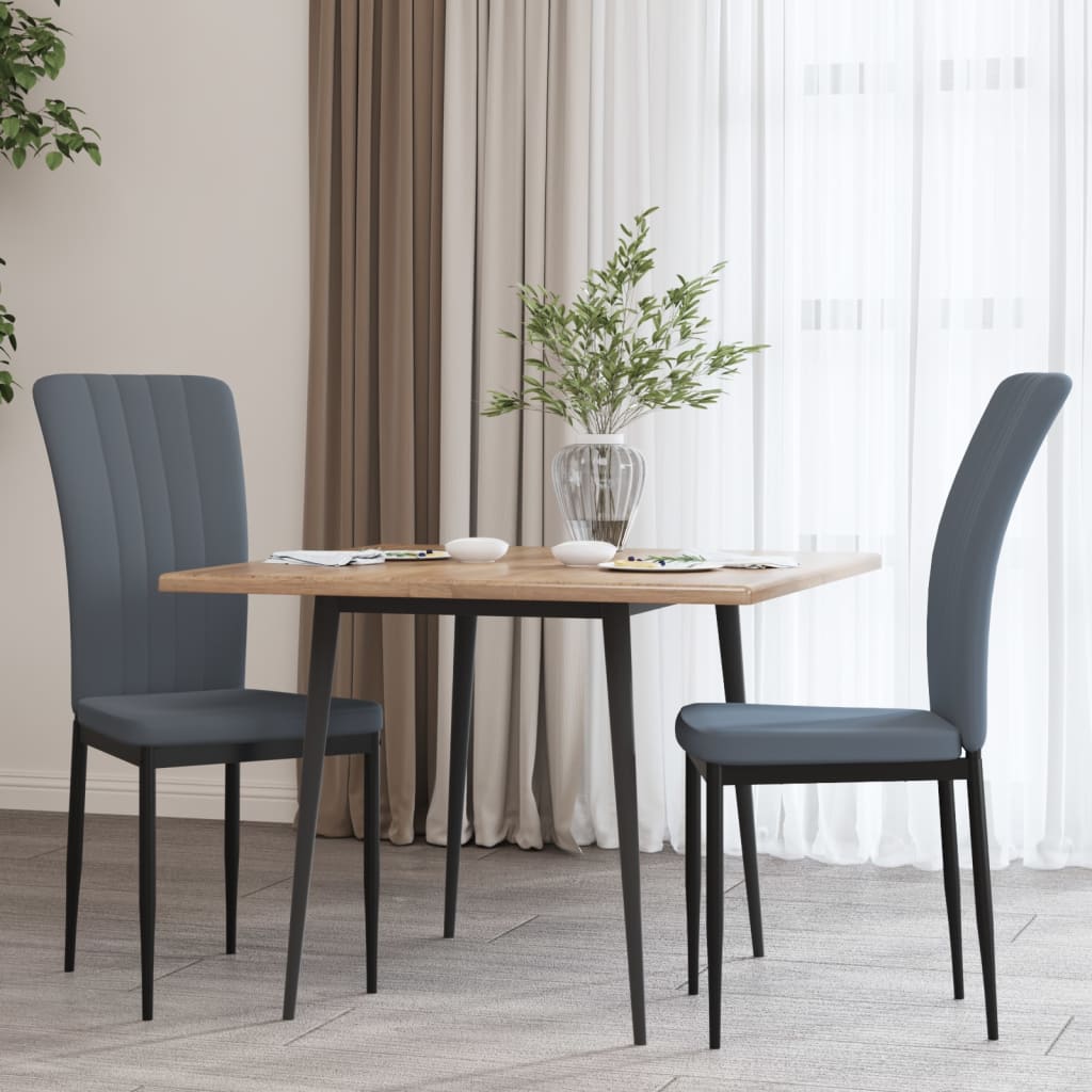 Sedie Da Pranzo 2 Pz In Velluto