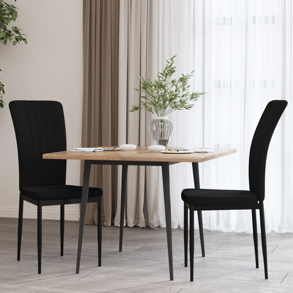Sedie Da Pranzo 2 Pz In Velluto