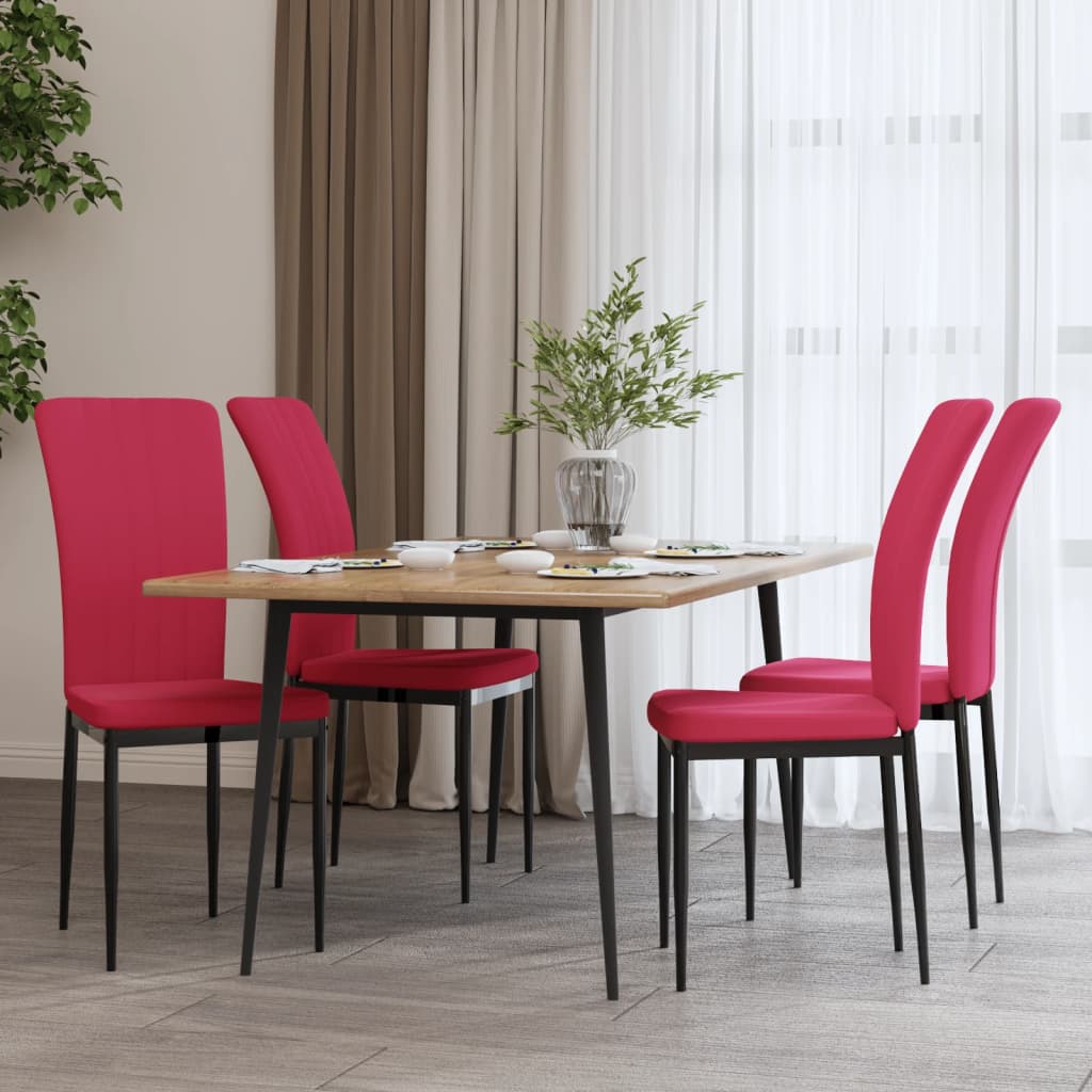 Sedie Da Pranzo 2 Pz In Velluto