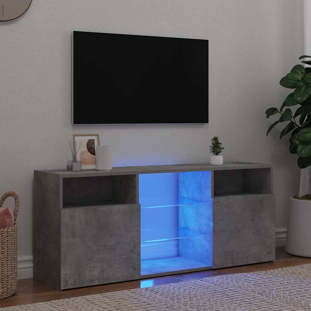 Mobile Porta Tv Con Led 120X30X50 Cm Multistrato