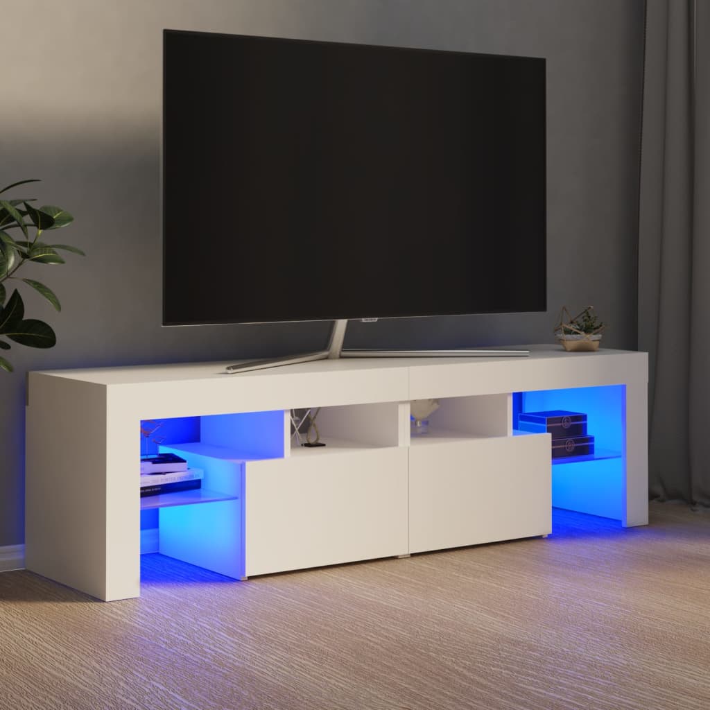 Mobile Porta Tv Con Led 140X36,5X40 Cm Truciolato