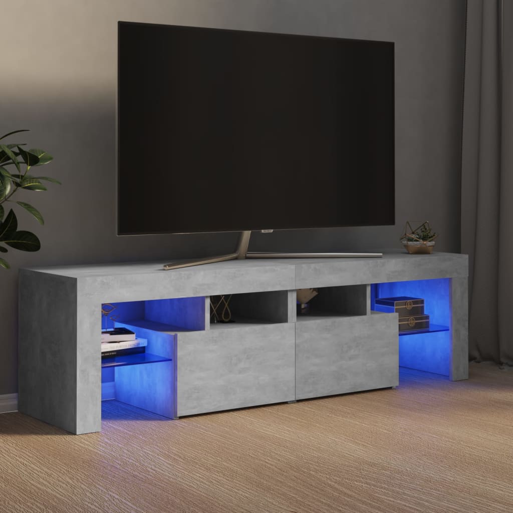 Mobile Porta Tv Con Led 140X36,5X40 Cm Truciolato