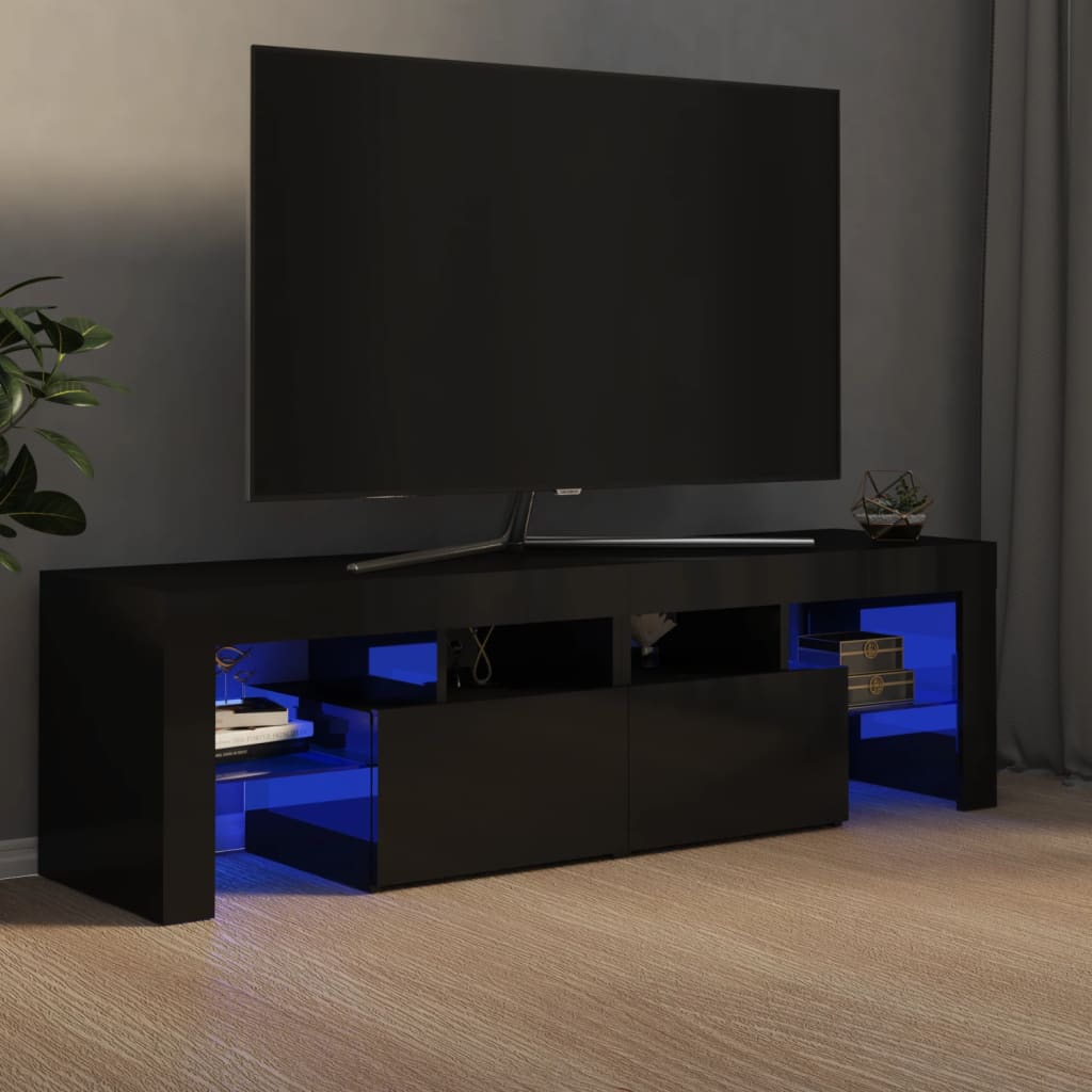 Mobile Porta Tv Con Led 140X36,5X40 Cm Truciolato