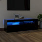 Mobile Porta Tv Con Luci Led 90X35X40 Cm Nero
