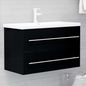 Mobile Lavabo 100X38,5X48 Cm In Legno Multistrato Nero