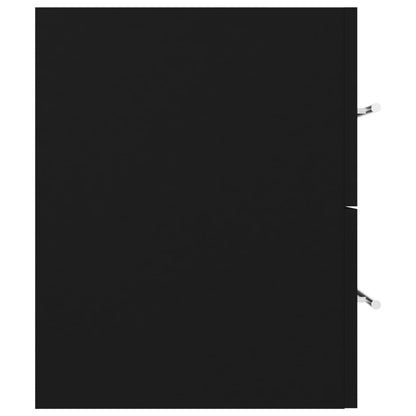 Mobile Lavabo 100X38,5X48 Cm In Legno Multistrato Nero