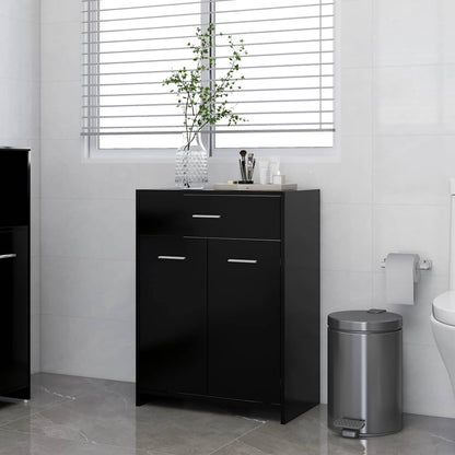 Mobile Da Bagno 60X33X80 Cm In Legno Tecnico