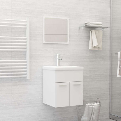 Set Mobili Da Bagno 2 Pz Legno Multistrato