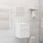Set Mobili Da Bagno 2 Pz Legno Multistrato