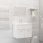 Set Mobili Da Bagno 2 Pz In Legno Multistrato