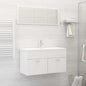 Set Mobili Da Bagno 2 Pz In Legno Multistrato