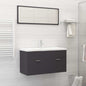 Set Mobili Da Bagno 2 Pz In Legno Multistrato
