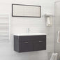 Set Mobili Da Bagno 2 Pz In Legno Multistrato