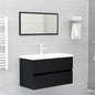Set Mobili Da Bagno 2 Pz In Legno Multistrato