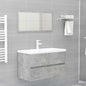 Set Mobili Da Bagno 2 Pz In Legno Multistrato