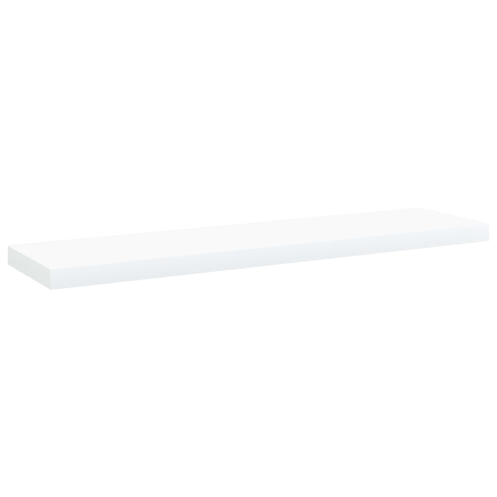 Ripiani Per Libreria 4 Pz Bianchi 40X10X1,5 Cm In Multistrato Grigio Cemento
