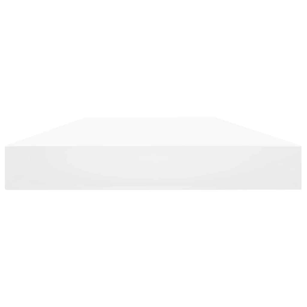 Ripiani Per Libreria 4 Pz Bianchi 40X10X1,5 Cm In Multistrato Grigio Cemento