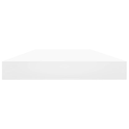 Ripiani Per Libreria 4 Pz Bianchi 40X10X1,5 Cm In Multistrato Grigio Cemento