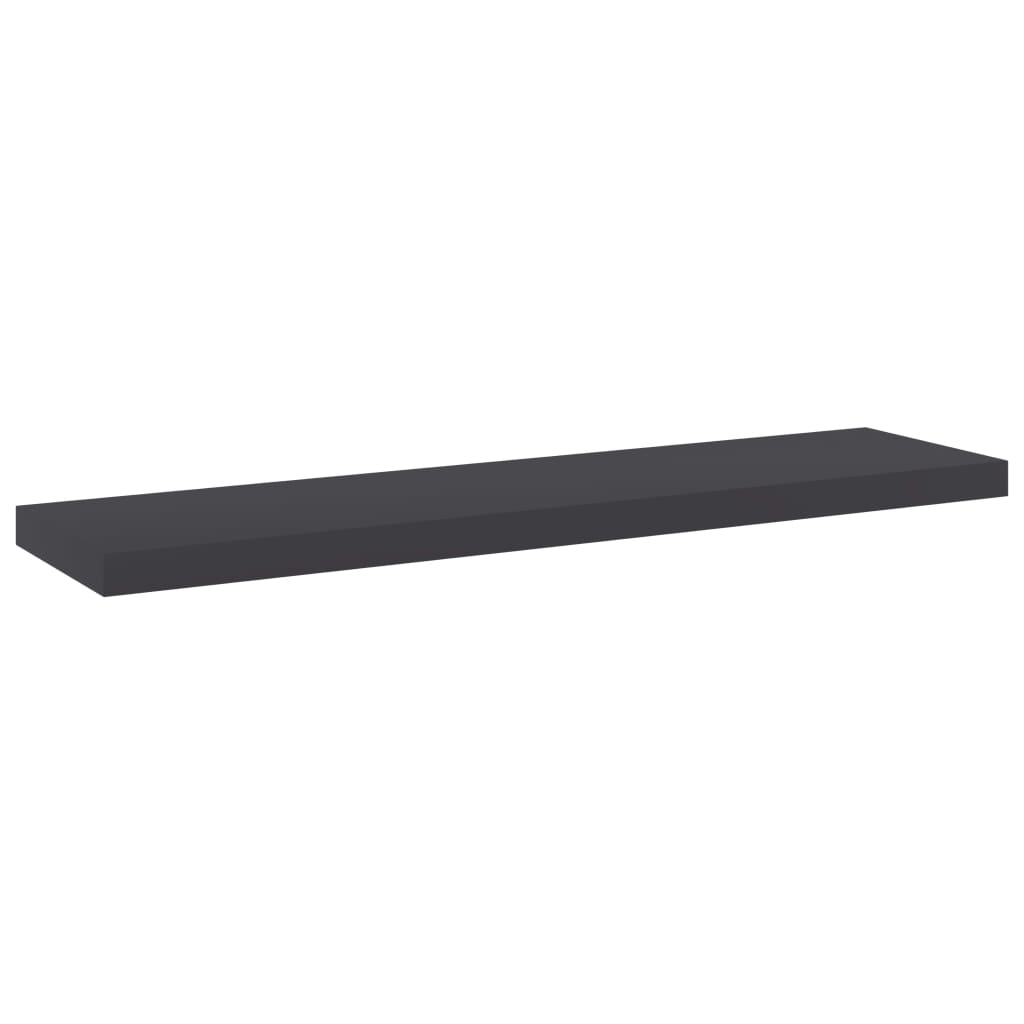 Ripiani Per Libreria 4Pz Grigi 40X10X1,5Cm In Legno Multistrato Grigio Cemento