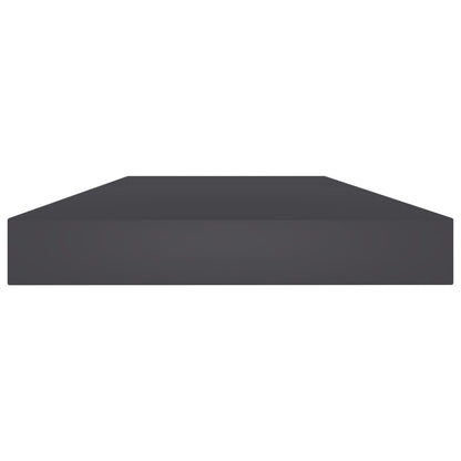 Ripiani Per Libreria 4Pz Grigi 40X10X1,5Cm In Legno Multistrato Grigio Cemento